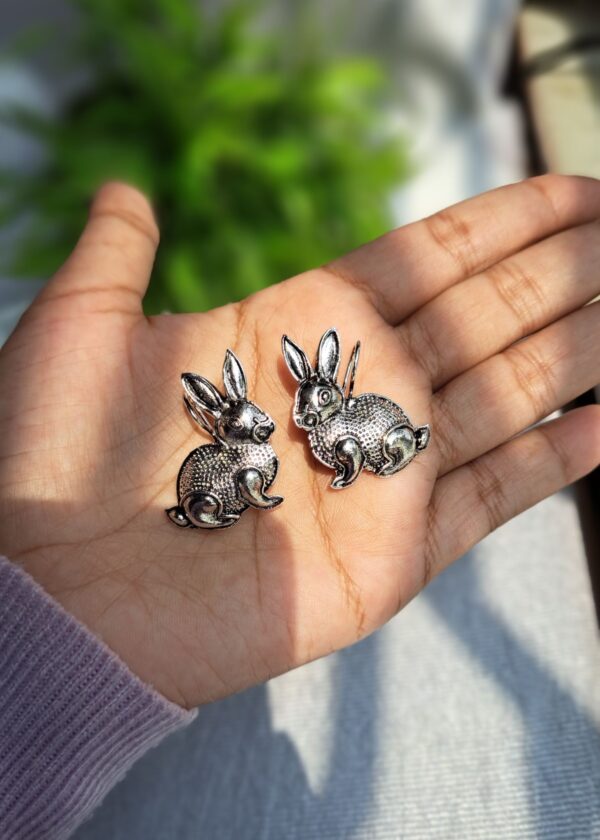 Cute small Oxidised earrings